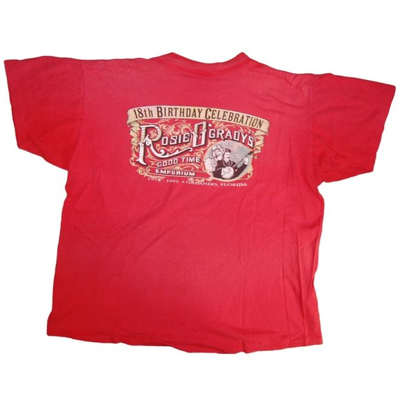 Vintage 1992 Rosie O'Grady's Good Time Emporium Orlando T-Shirt Men's XL - Picture 5 of 8